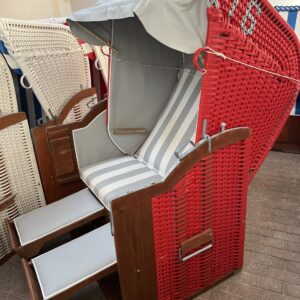 Strandkorb-gebraucht-M16-rot