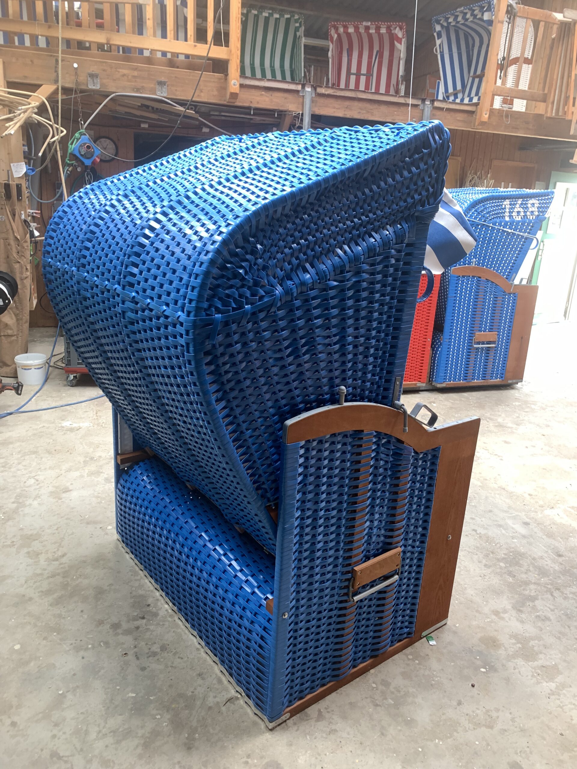 Strandkorb-neu-blau – Bild 3